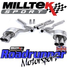 Milltek SSXFD159 Mustang 5.0 V8 GT Exhaust System Cat Back Non Res Quad Titanium