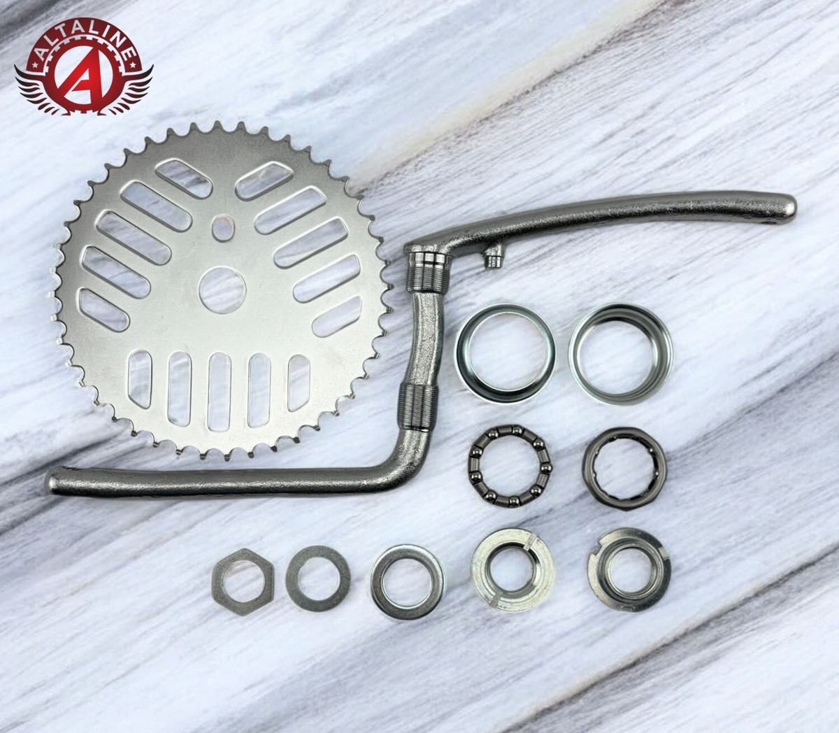 GT STYLE BICYCLE SPROCKET 44T, CRANKS 6 & 1/2