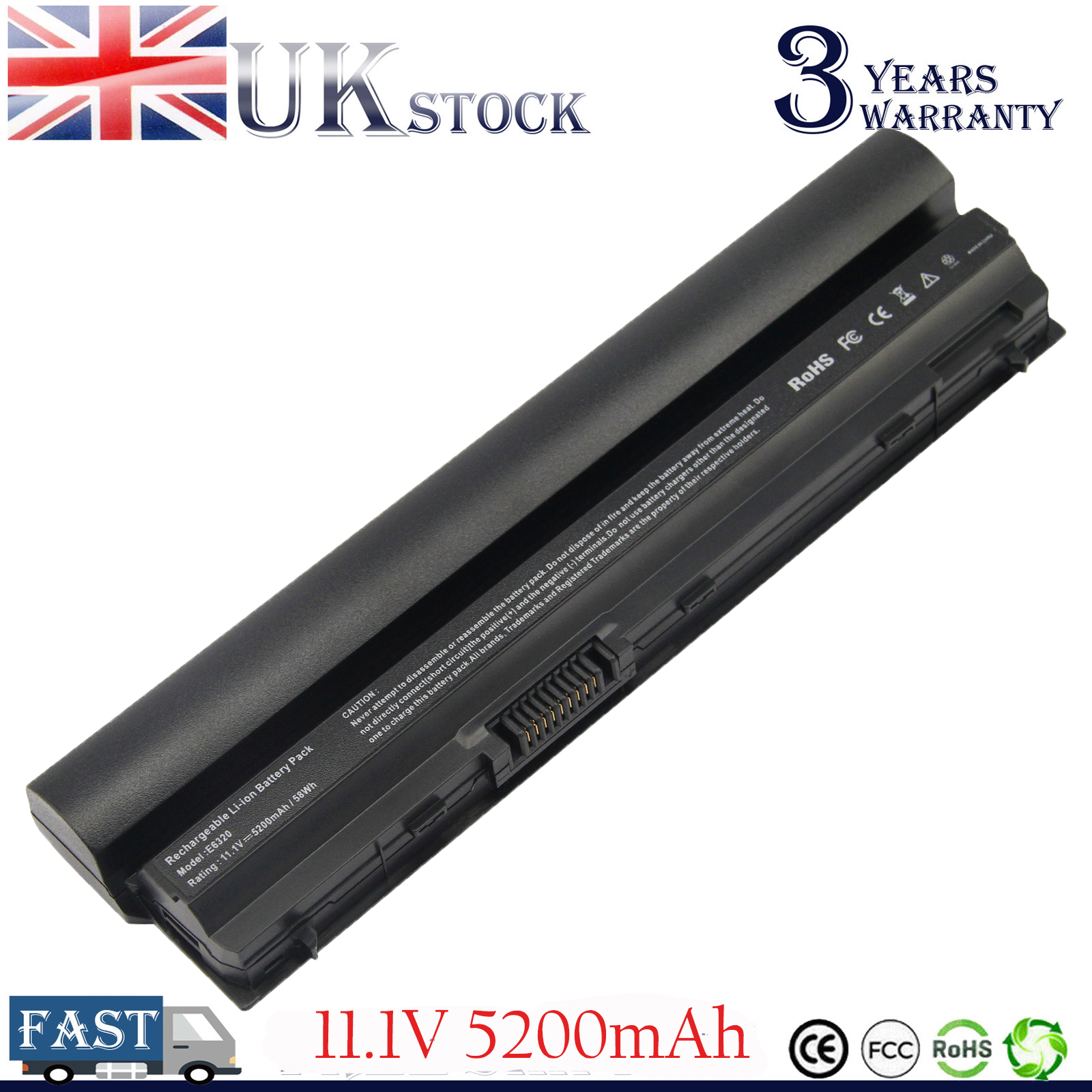 Bateria Para Laptop Dell Latitude E5520 E5430 E6530 E6330 | Envío Gratis