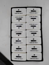 Puremco Professional Double 6 Dominoes (Come and Take It Flag Logo)