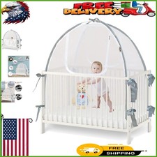 Durable Mesh Baby Crib Tent - Protects from Climbing  Insects - 52" x 28"