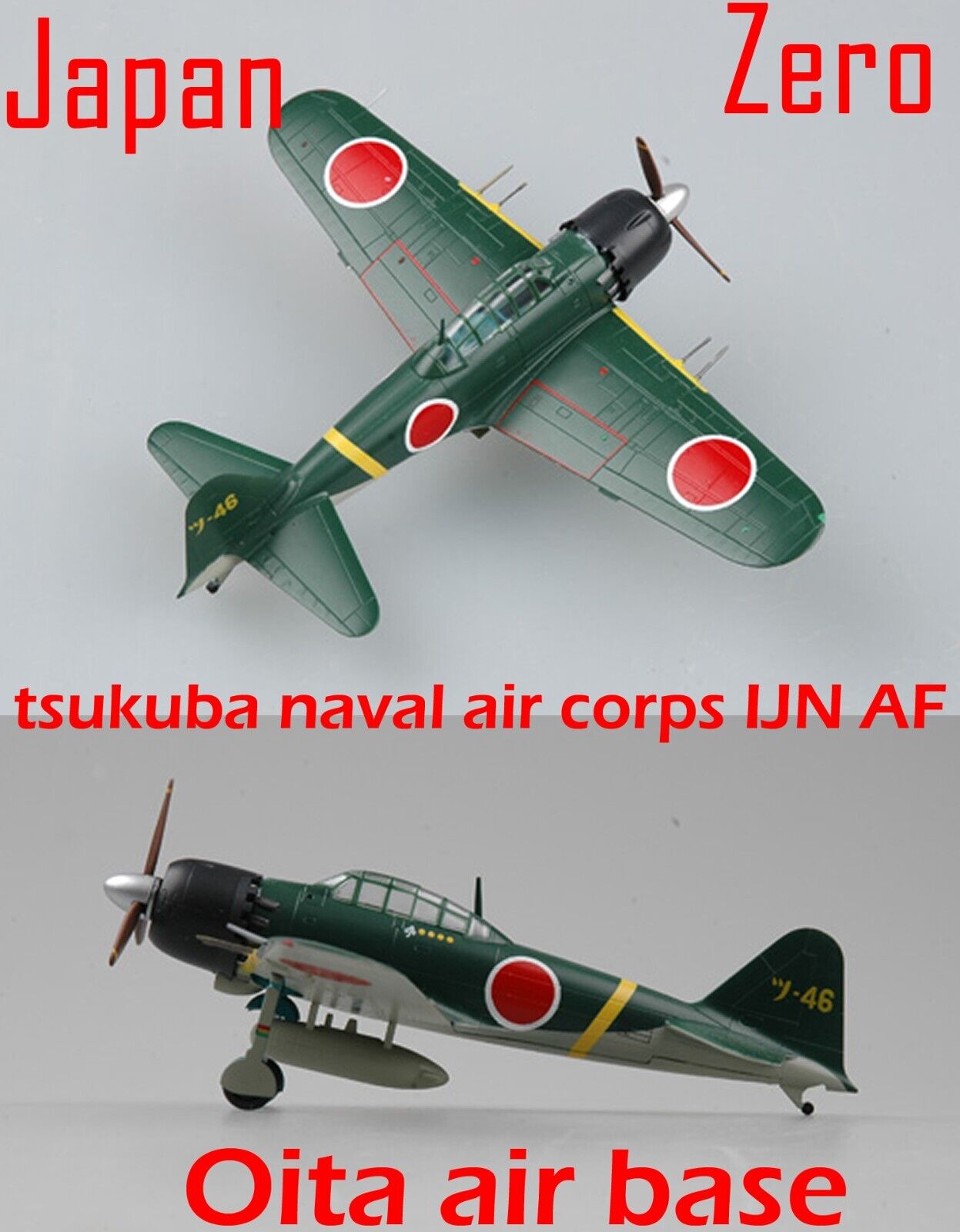 Easy Model 1/72 Japan Zero A6M5C tsukuba naval air corps IJN AF 