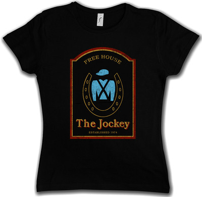 THE JOCKEY I WOMAN T-SHIRT Shameless Bar UK Alibi Pub Frank Room Gallagher
