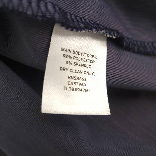 Leith Womens Crop Top Blue Velvet Spaghetti Strap V Neck Stretch Pullover L New - Picture 9 of 9