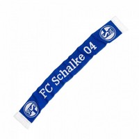 Fc Schalke 04 Schal - Classic - Blau/Weiß Fanschal Strickschal S04