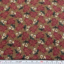 Autumn Glory by Thimbleberries for RJR Fabrics Brown Cotton by the HALF YARD