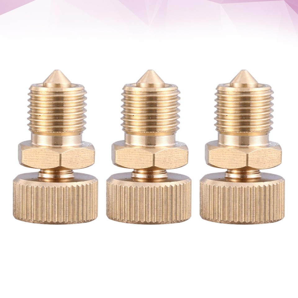3 Pcs High Pressure Pump Accessory Safety Valve Air Bleed Screw eBay