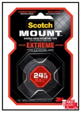 Scotch 1 in. x 1.33 yds. Permanent Double Sided Extreme Mounting Tape