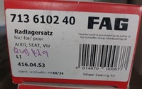 Fag Radlagersatz 713 6102 40 FüR Audi 100 Vw Seat A4 Caddy Inca A6 80 90 C4 200