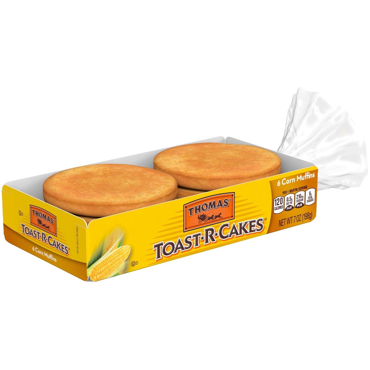 Thomas' Toast-R-Cakes Corn Muffins, packaged muffins