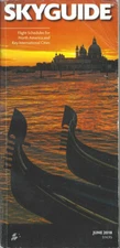 AMEX SkyGuide airline guide (OAG competitor) N Am pocket timetable 6/18 [1042]