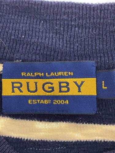 RUGBY RALPHLAUREN L NVY Sweater L cotton from Japan '1164 - Picture 3 of 7