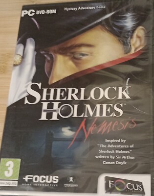 Sherlock Holmes Nemesis (PC DVD) Neu & Versiegelt