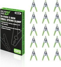 SUNHZMCKP 15 Piece Spring Clamps, 2 inch Small Clamp Set With 3/4"-Inch Jaw Open