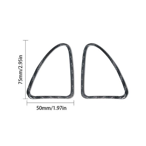 Cubierta de salida de aire Demist de fibra de carbono apta para Chevrolet Sonic 2012-16 - Imagen 6 de 6