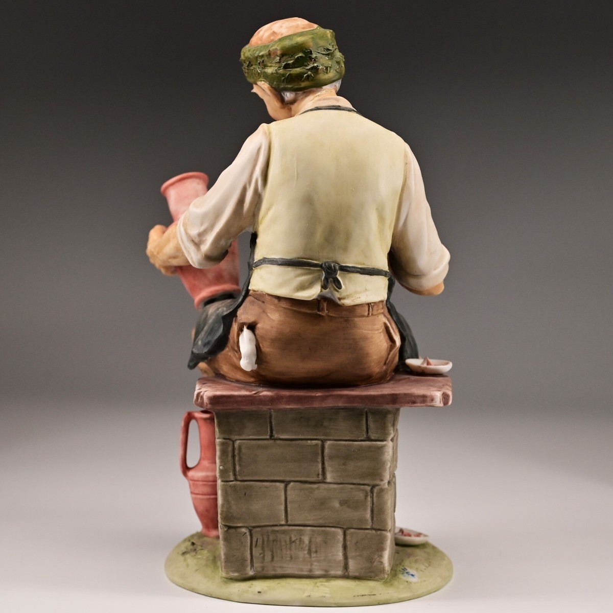 CAPODIMONTE Original Vintage Signed Pottery Maker 1045 Porcelain