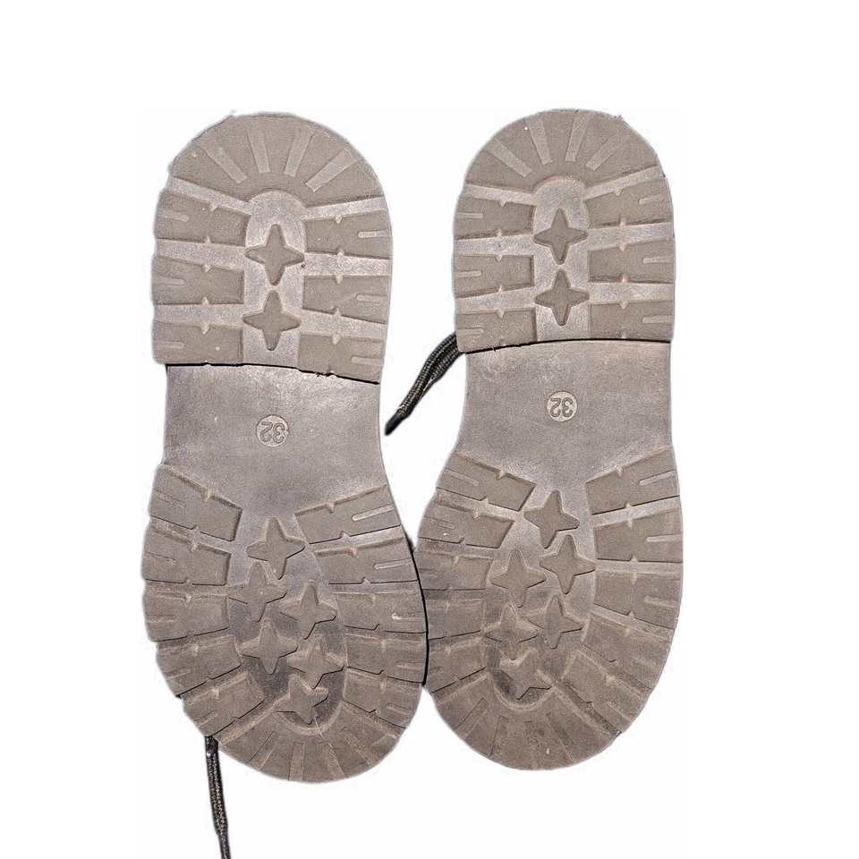 男孩女孩经典系带牛津鞋乐福鞋 32 码 US 1 — 第 3/4 张图片