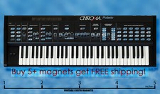 Rhodes ARP Chroma Polaris Fender Stage 73 88 54 Piano Sintetizador Nevera Imán