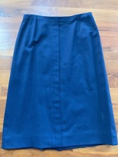 Vintage 1950  s Pendleton Wool Skirt Solid Navy 30  Waist