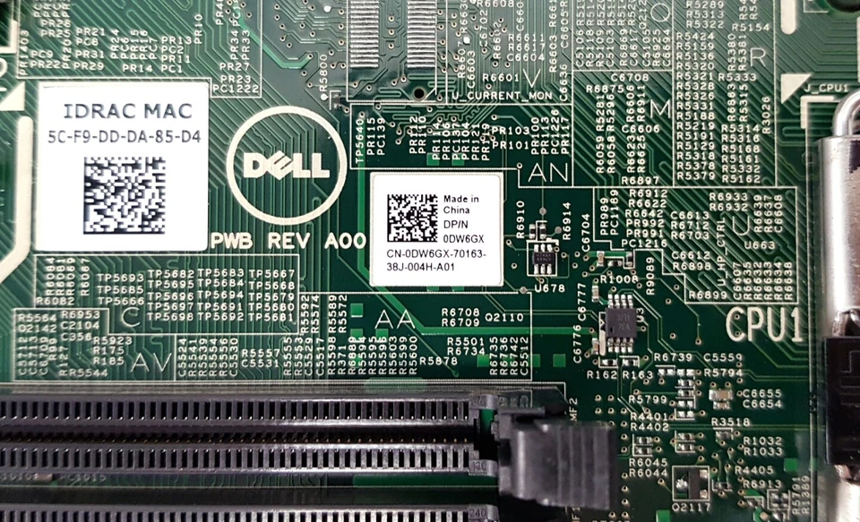 Dell Poweredge M520 Motherboard DW6GX 0DW6GX CN-0DW6GX - Image 3 of 3