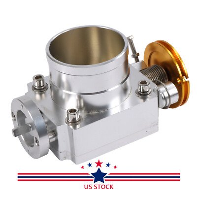 70MM Silver Throttle Body For 1989-1998 Nissan 240SX S13 S14 SR20