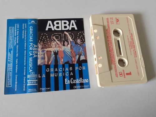 ABBA Gracias Por La Musica Rare Cassette Tape Argentina Pressing MINT Condition - Picture 2 of 3