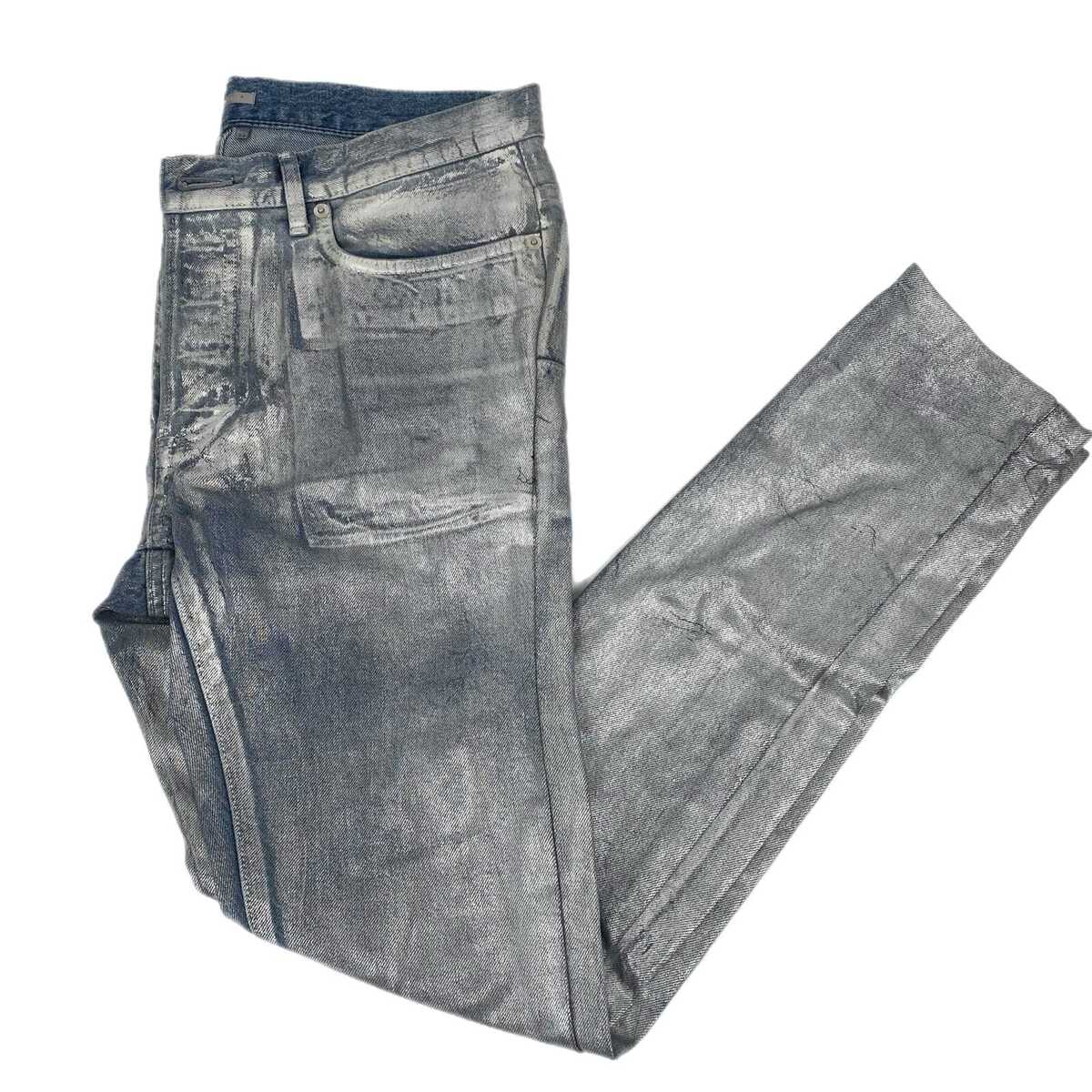 Dior Silver Metallic Mid-Rise Skinny Jeans | Size 32 | eBay Dior Silver Metallic Mid-Rise Skinny Jeans | Size 32 | eBay