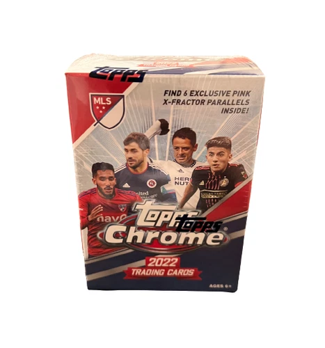TOPPS CHROME MLS 2022 SOCCER "IN STOCK" BLASTER (6 PACK) BOX
