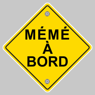 MEME STICKER ON BOARD SAFETY FUNNY HUMOR 12cm CAR STICKER MA171