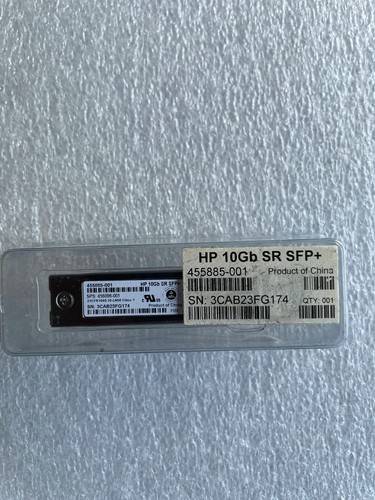 New HP 455883-B21 - 10Gbps SFP+ SR 300M 850nm Transceiver 455885-001 inc Vat - Picture 3 of 3