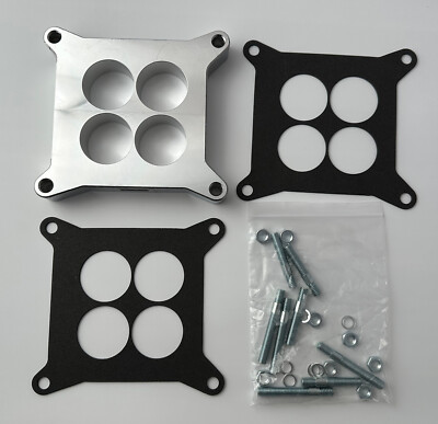 1 Inch Phenolic Carburetor Spacer For Holley 4500 Dominator - Drag Race Carb Spacer Kit