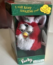 VINTAGE CHRISTMAS SANTA FURBY TIGER ELECTRONICS 1999 NEW SEALED MODEL 70-885