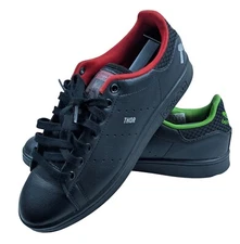 Adidas Stan Smith Marvel Hulk Thor Sneakers 7 Black Leather Mens Shoes