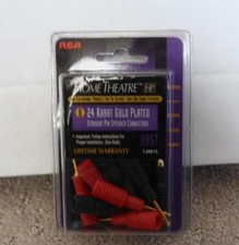 Złącza głośnikowe RCA Straight Pin