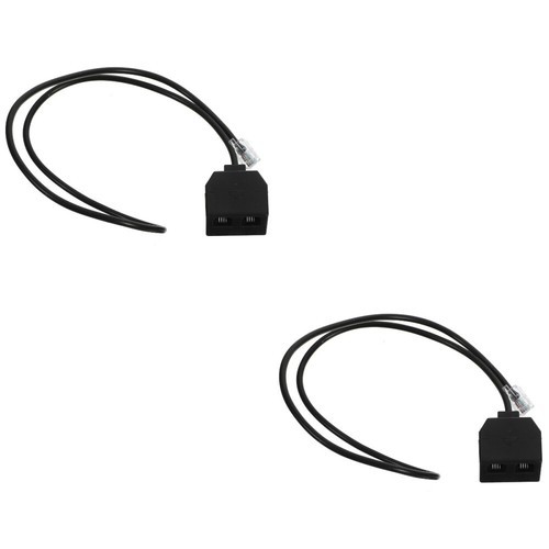2 PCS Telefonverlängerungskabel Telefonkabeladapter Telefonschnur
