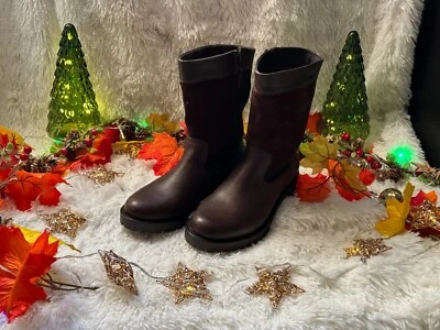 Botte bottines Aigle Neuve T 38 cuir marron °°°°°°° - Photo 1/4