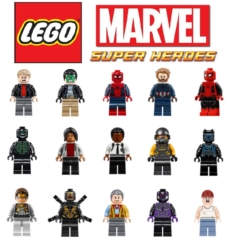 Lego ® Minifigure Figurine Super Heros Marvel Choose Minifig NEW