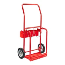 Welding Cylinder Cart 187lb capacity two 9-inch tanks