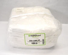 Hospeco TaskBrand Oil Only Sorbent Pads Unscented 14" x 17" White 100 Pack
