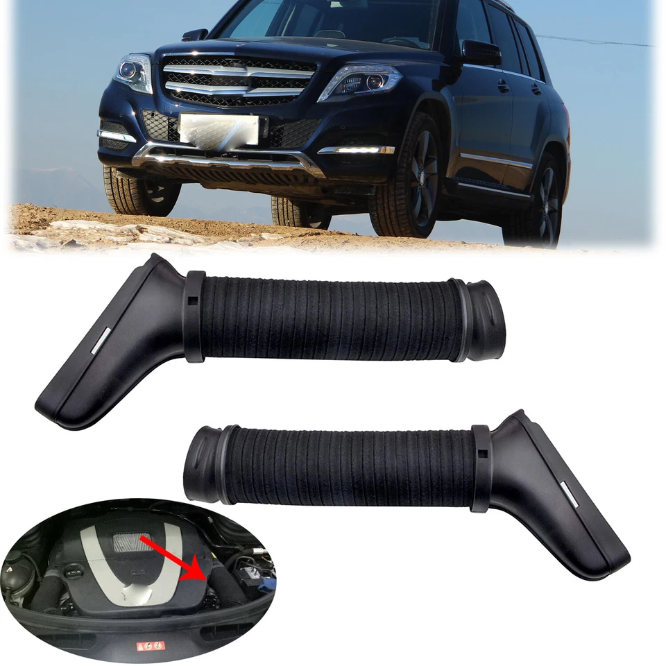 Par de mangueras de conducto de entrada de aire para Mercedes-Benz GLK350 2010-2012 A2720902882 Foto 2 de 4
