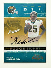 Reggie Nelson AUTO~RC Contenders Rookie Ticket 2007 Autograph Signature #212 SP