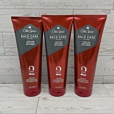 3 Old Spice Men's Bald Care System STEP 2 Shave Cream Vitamin E, 10.9oz Each