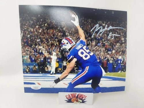 Buffalo Bills Jackson Hawes Signed 8x10 Photo #3 JSA Witness COA