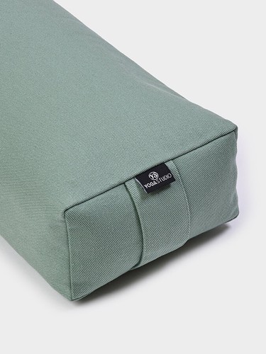 Yoga Studio Organic Buckwheat Exercise Meditation Cushion Rectangular Bolster - Picture 8 of 16