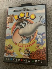 Mega Drive Roll to the Rescue Video Game without Manual