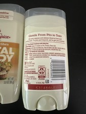 Lot of 3 Old Spice Total Body Vanilla + Shea Sensitive 24/7 Deodorant [NEW]