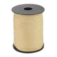 1/8 Inch Polypropylene Rope Braided Ropes, 328ft Nylon Rope Khaki