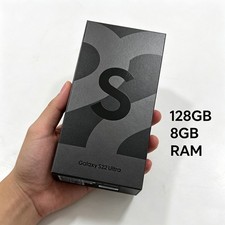 New Samsung Galaxy S22 Ultra 5G 128GB SM-S908U Verizon AT T Factory Unlocked