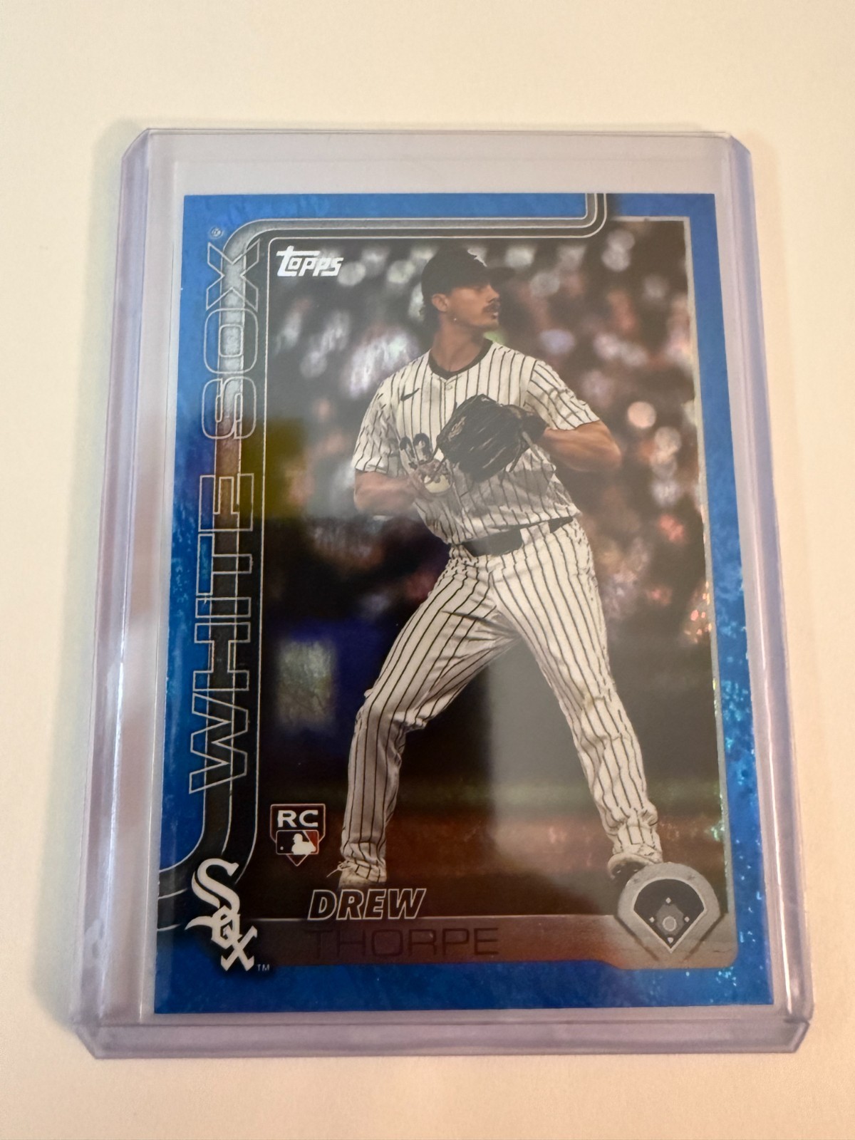 2025 Topps Series 1 - Drew Thorpe #320 Blue Rainbow /150 (RC)