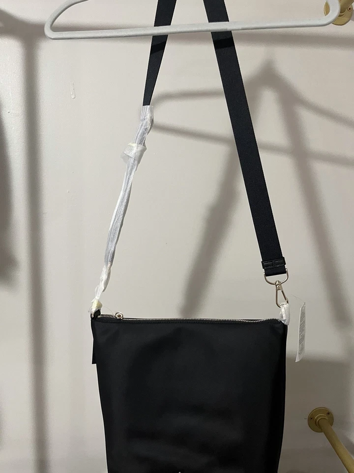 Bolso de Lona Kate Spade New York Chelsea de Nylon Negro Bandolera Bolso Cubo Foto 3 de 4